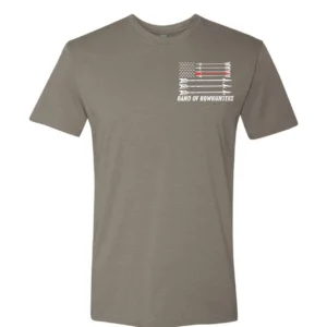 Flag Left Chest Logo T-Shirt | White Text