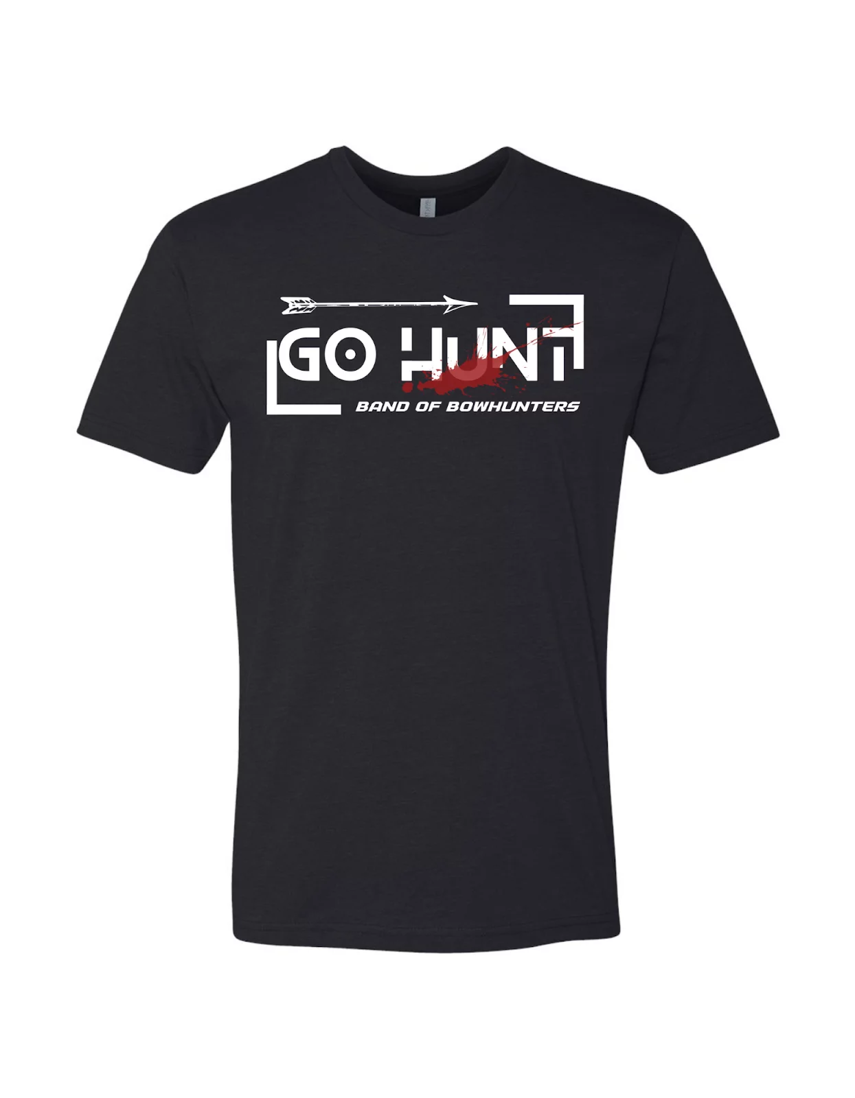 Go Hunt T-Shirt | White Text - Image 2