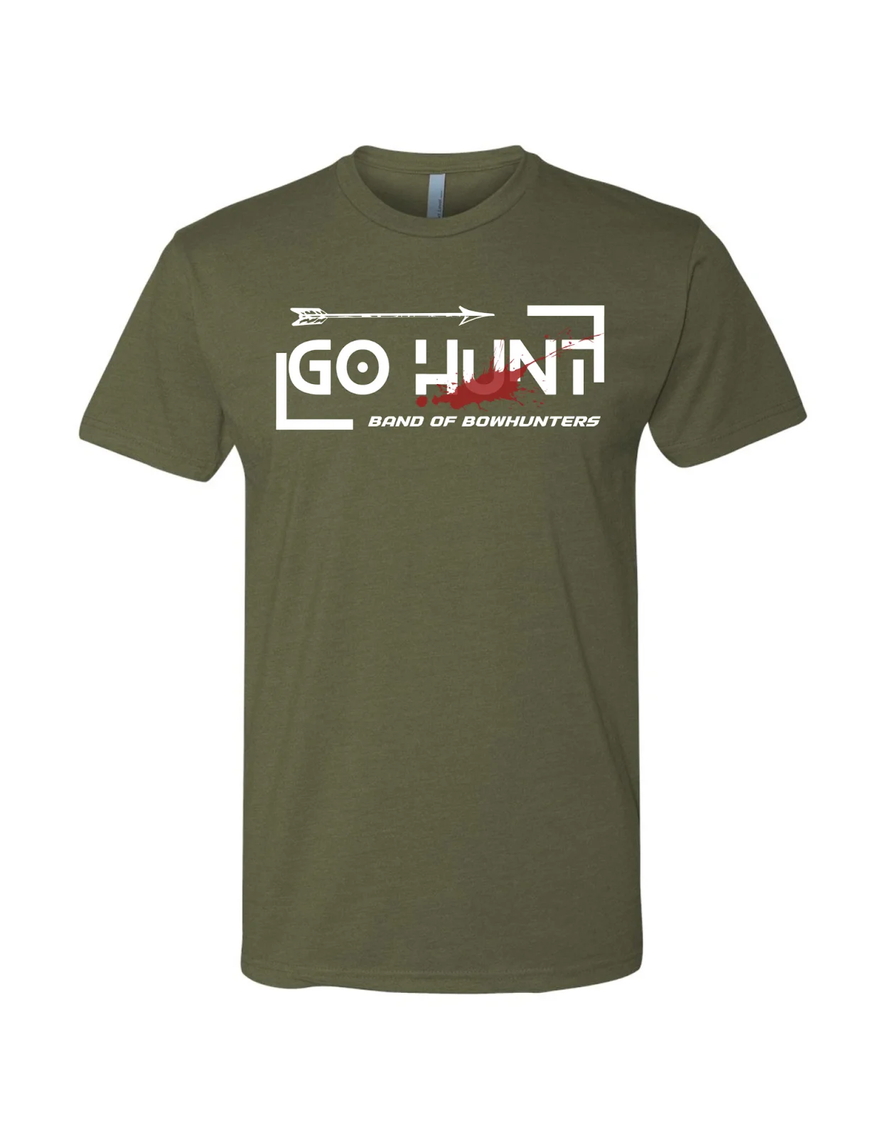 Go Hunt T-Shirt | White Text - Image 5