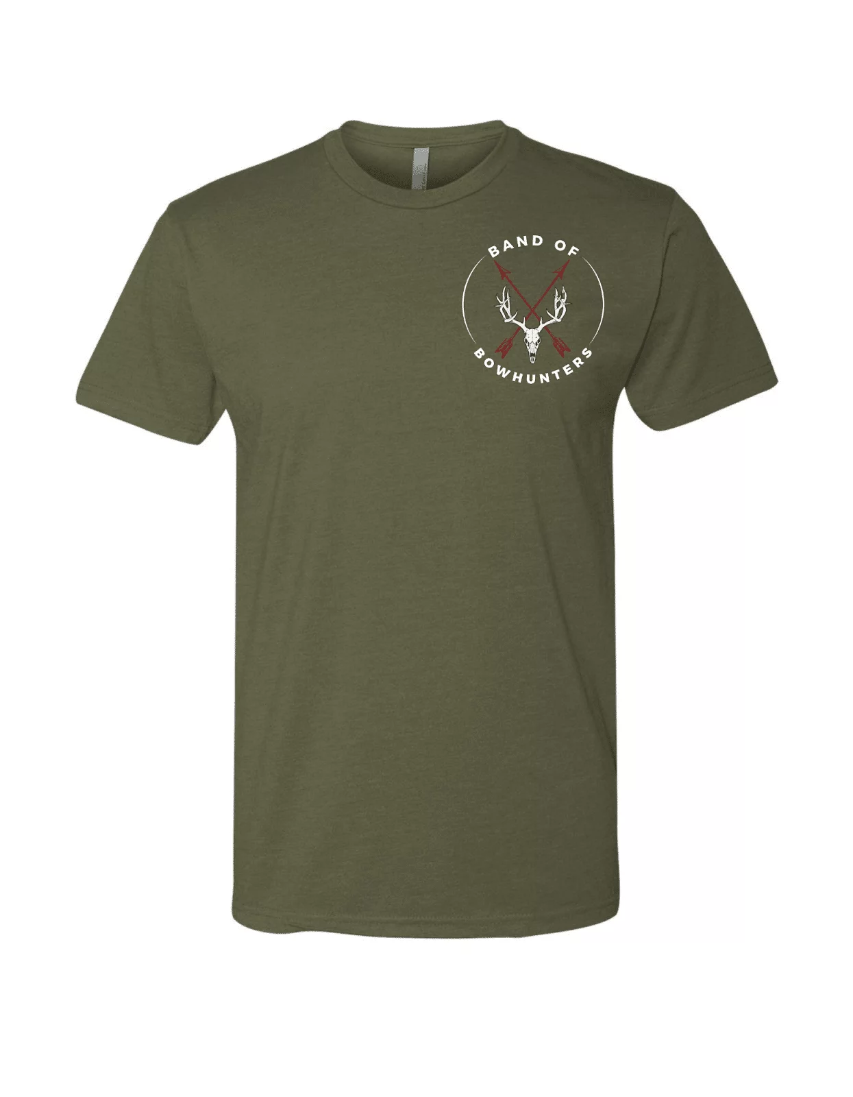 Skull & Arrow Circle Left Chest Logo T-Shirt